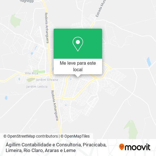 Ágillim Contabilidade e Consultoria mapa