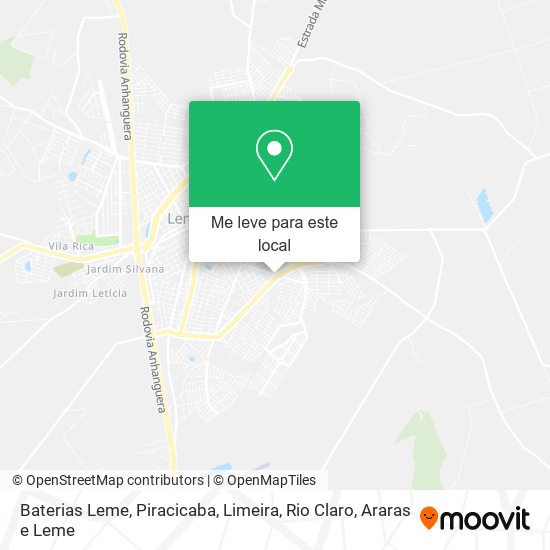 Baterias Leme mapa