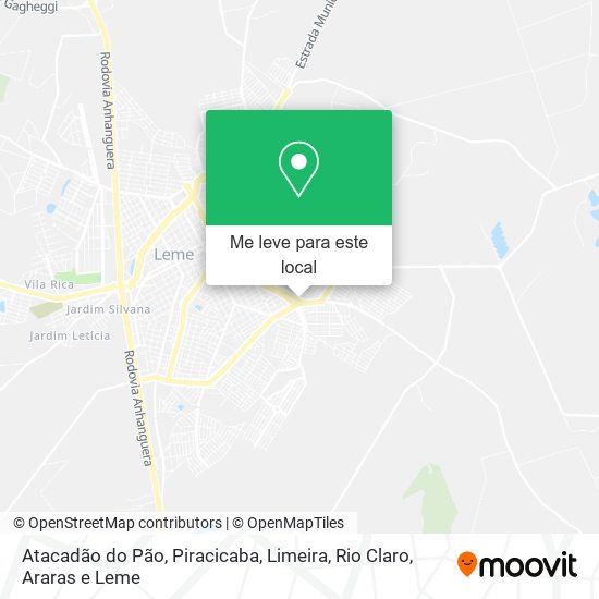 Atacadão do Pão mapa