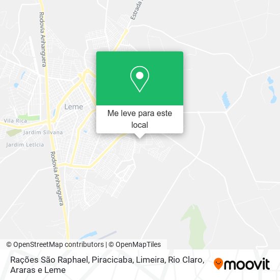 Rações São Raphael mapa