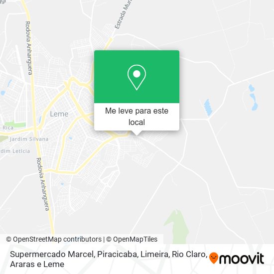 Supermercado Marcel mapa