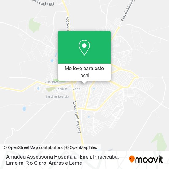 Amadeu Assessoria Hospitalar Eireli mapa