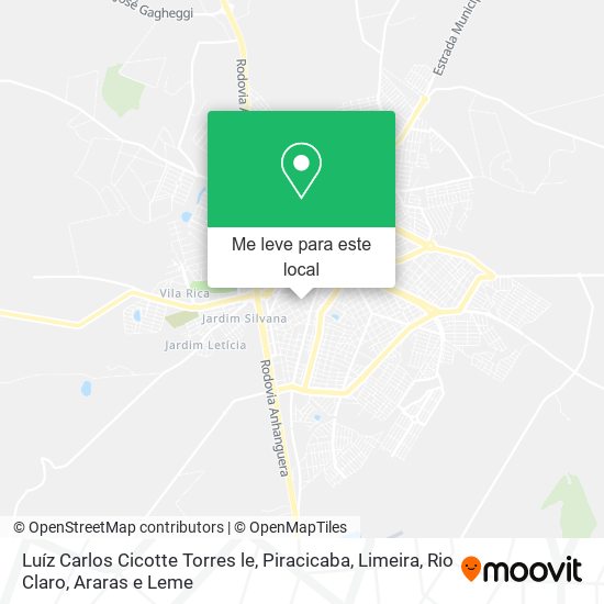 Luíz Carlos Cicotte Torres le mapa