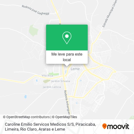 Caroline Emilio Servicos Medicos S / S mapa