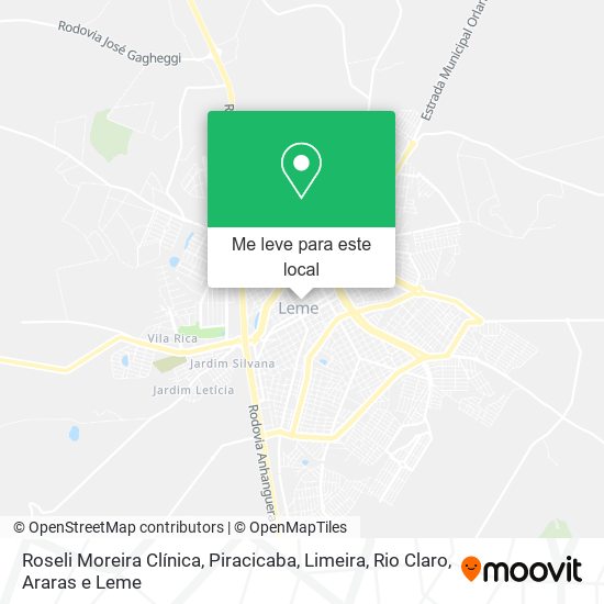 Roseli Moreira Clínica mapa