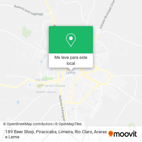 189 Beer Shop mapa