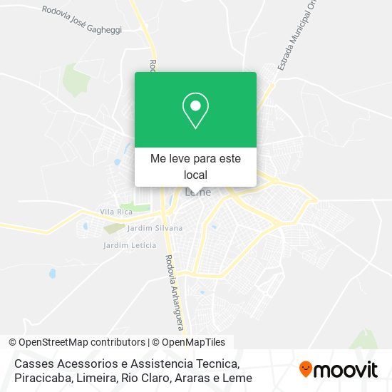 Casses Acessorios e Assistencia Tecnica mapa