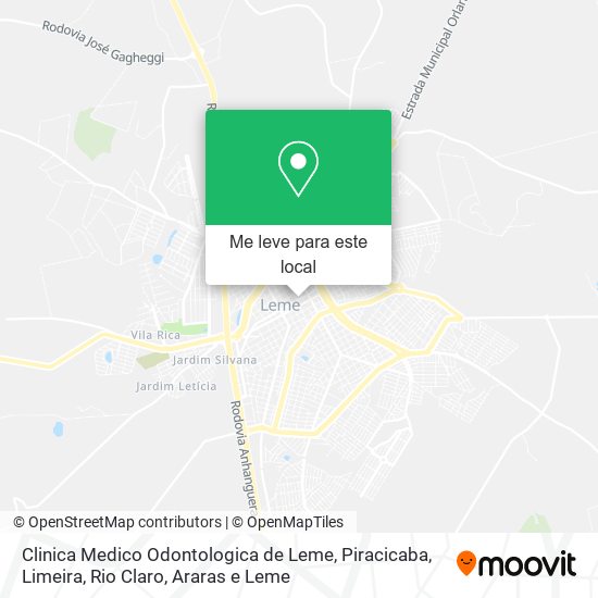 Clinica Medico Odontologica de Leme mapa