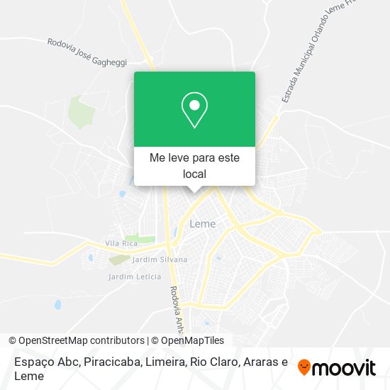 Espaço Abc mapa