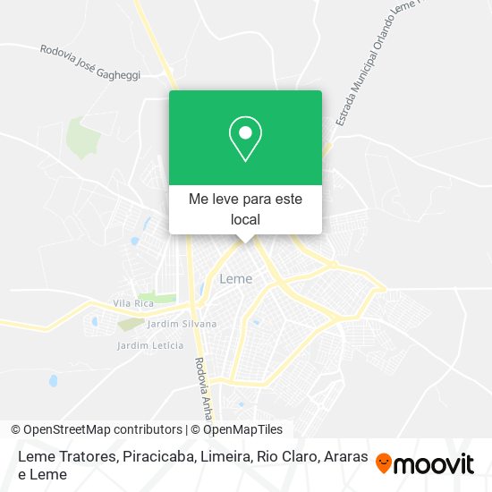 Leme Tratores mapa