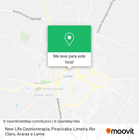 New Life Ozonioterapia mapa