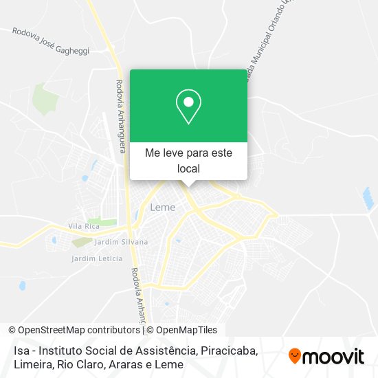 Isa - Instituto Social de Assistência mapa