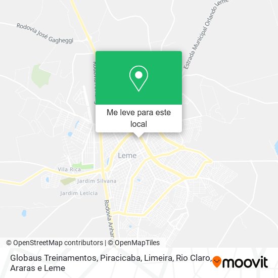 Globaus Treinamentos mapa