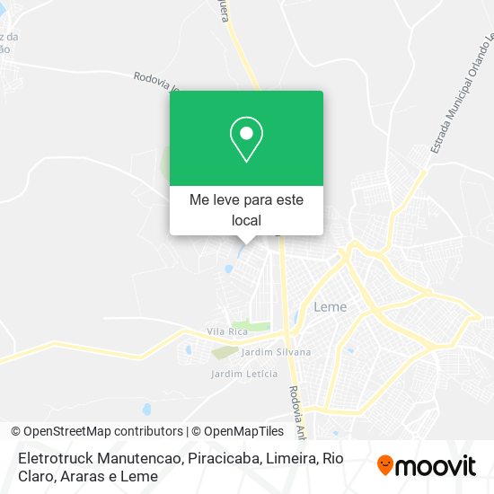 Eletrotruck Manutencao mapa