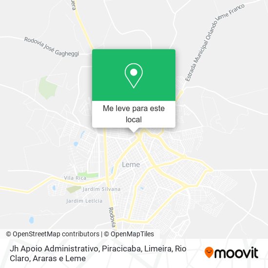 Jh Apoio Administrativo mapa