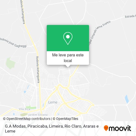 G.A Modas mapa