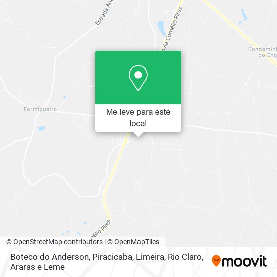 Boteco do Anderson mapa