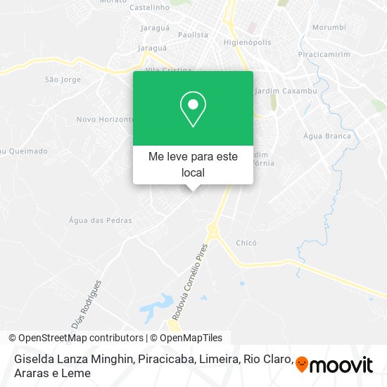 Giselda Lanza Minghin mapa