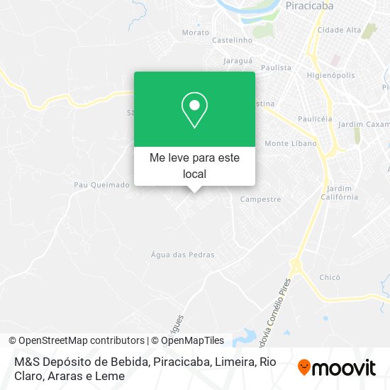 M&S Depósito de Bebida mapa