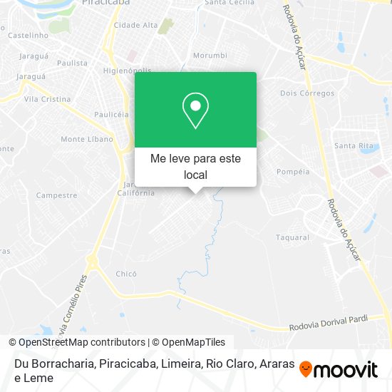 Du Borracharia mapa