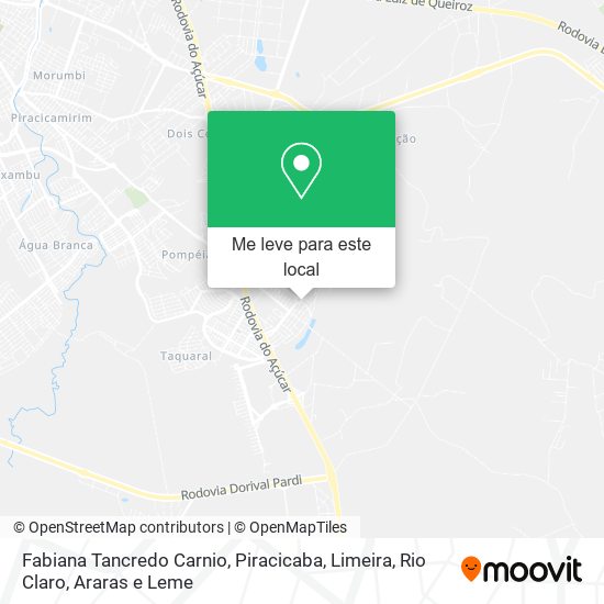 Fabiana Tancredo Carnio mapa