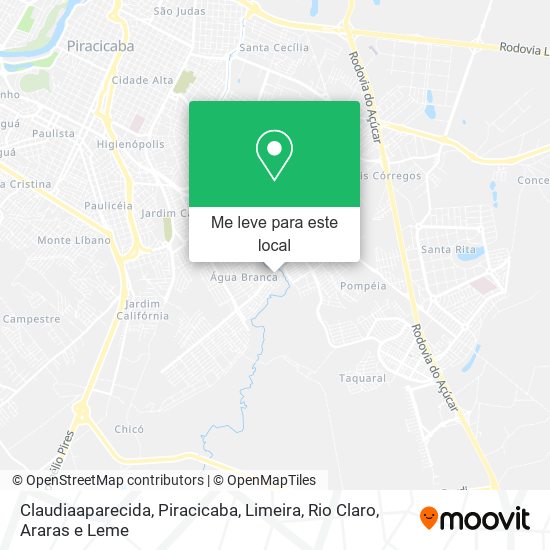 Claudiaaparecida mapa