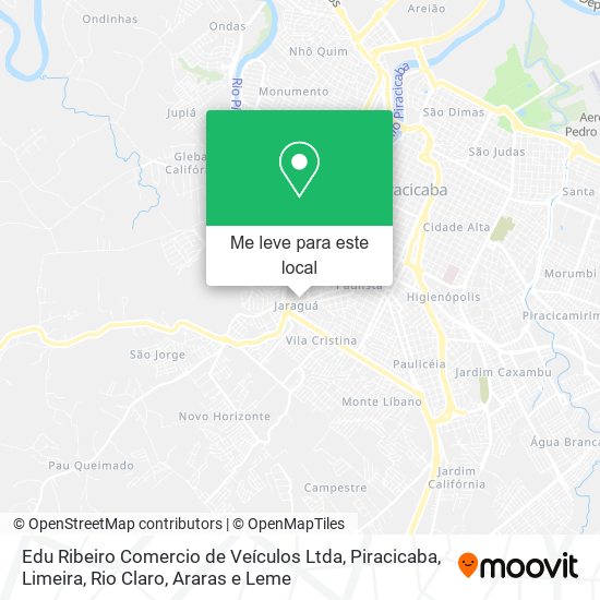 Edu Ribeiro Comercio de Veículos Ltda mapa