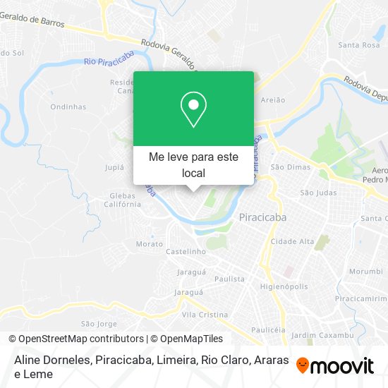 Aline Dorneles mapa
