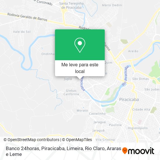 Banco 24horas mapa