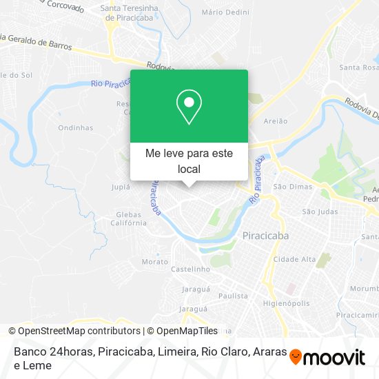 Banco 24horas mapa