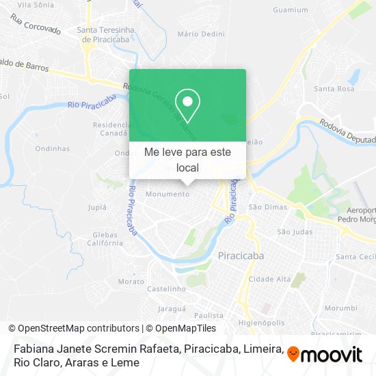 Fabiana Janete Scremin Rafaeta mapa
