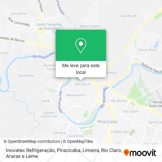 Inovatec Refrigeração mapa