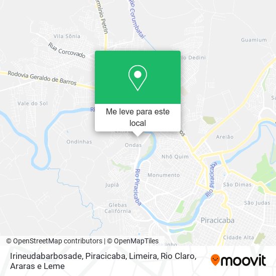 Irineudabarbosade mapa