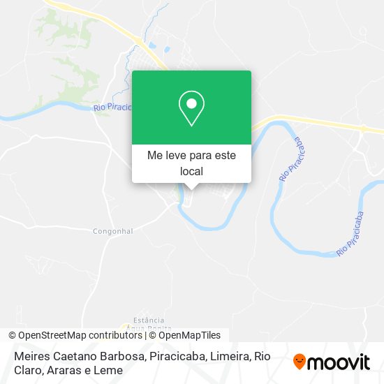 Meires Caetano Barbosa mapa