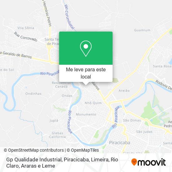 Gp Qualidade Industrial mapa