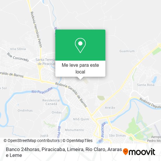 Banco 24horas mapa
