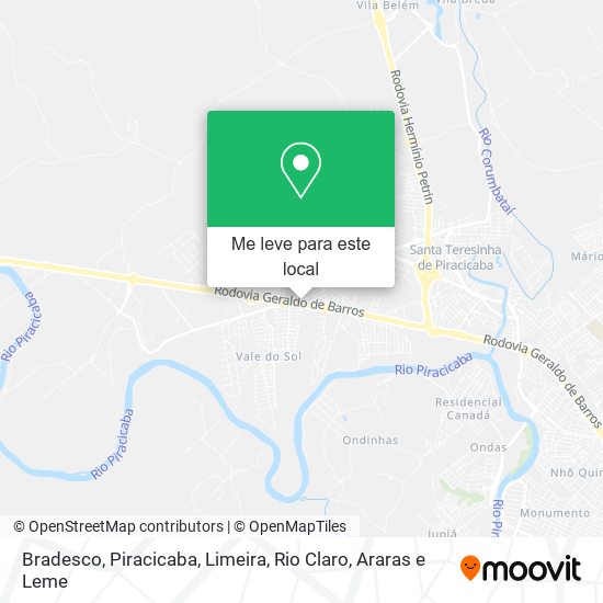 Bradesco mapa