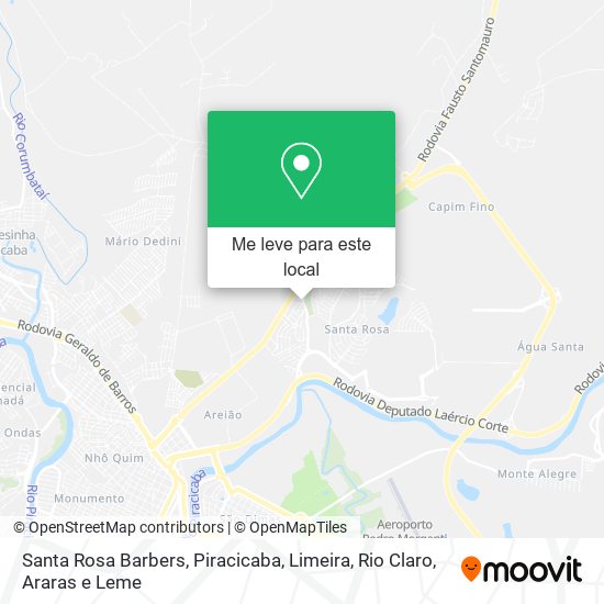 Santa Rosa Barbers mapa
