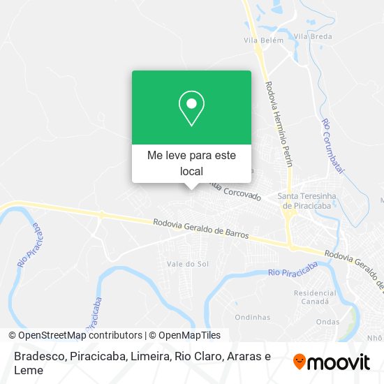 Bradesco mapa