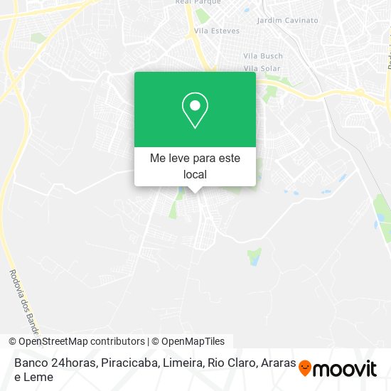 Banco 24horas mapa