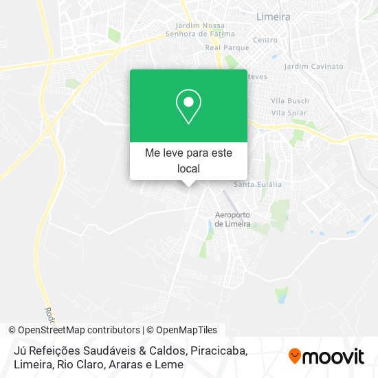 Jú Refeições Saudáveis & Caldos mapa