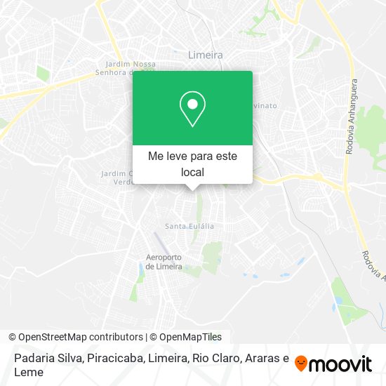 Padaria Silva mapa