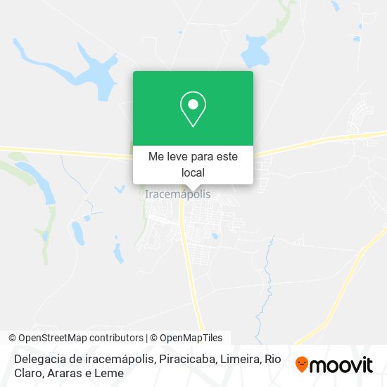 Delegacia de iracemápolis mapa