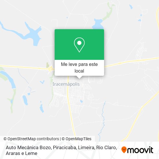 Auto Mecânica Bozo mapa