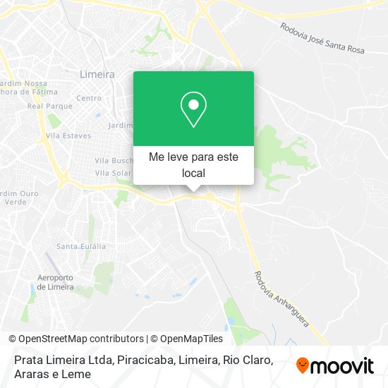 Prata Limeira Ltda mapa