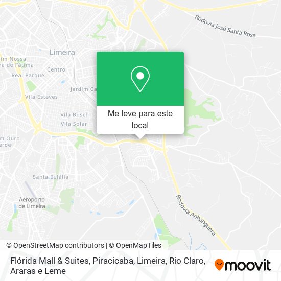 Flórida Mall & Suites mapa
