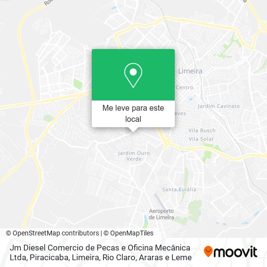 Jm Diesel Comercio de Pecas e Oficina Mecânica Ltda mapa