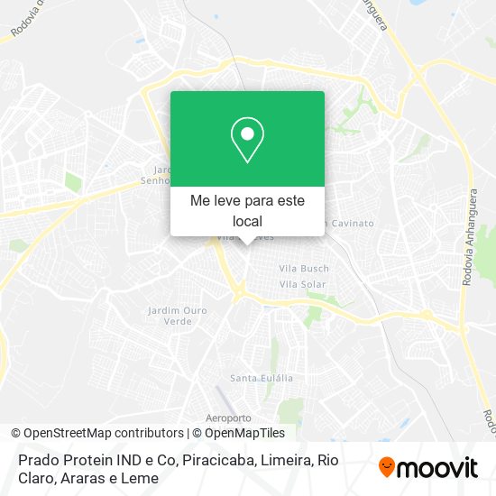 Prado Protein IND e Co mapa