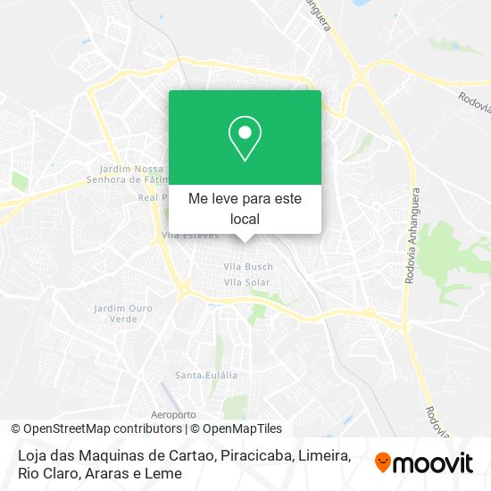 Loja das Maquinas de Cartao mapa