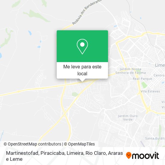 Martinestofad mapa